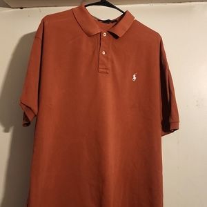 Orange 2XL polo by Ralph Lauren short sleeve shirt